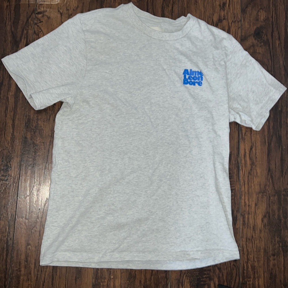 ALD Heathered Gray Blue Logo Tee
Size: Large
Washed - Never Worn